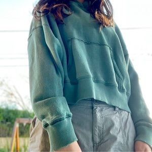 Green American Eagle hoodie